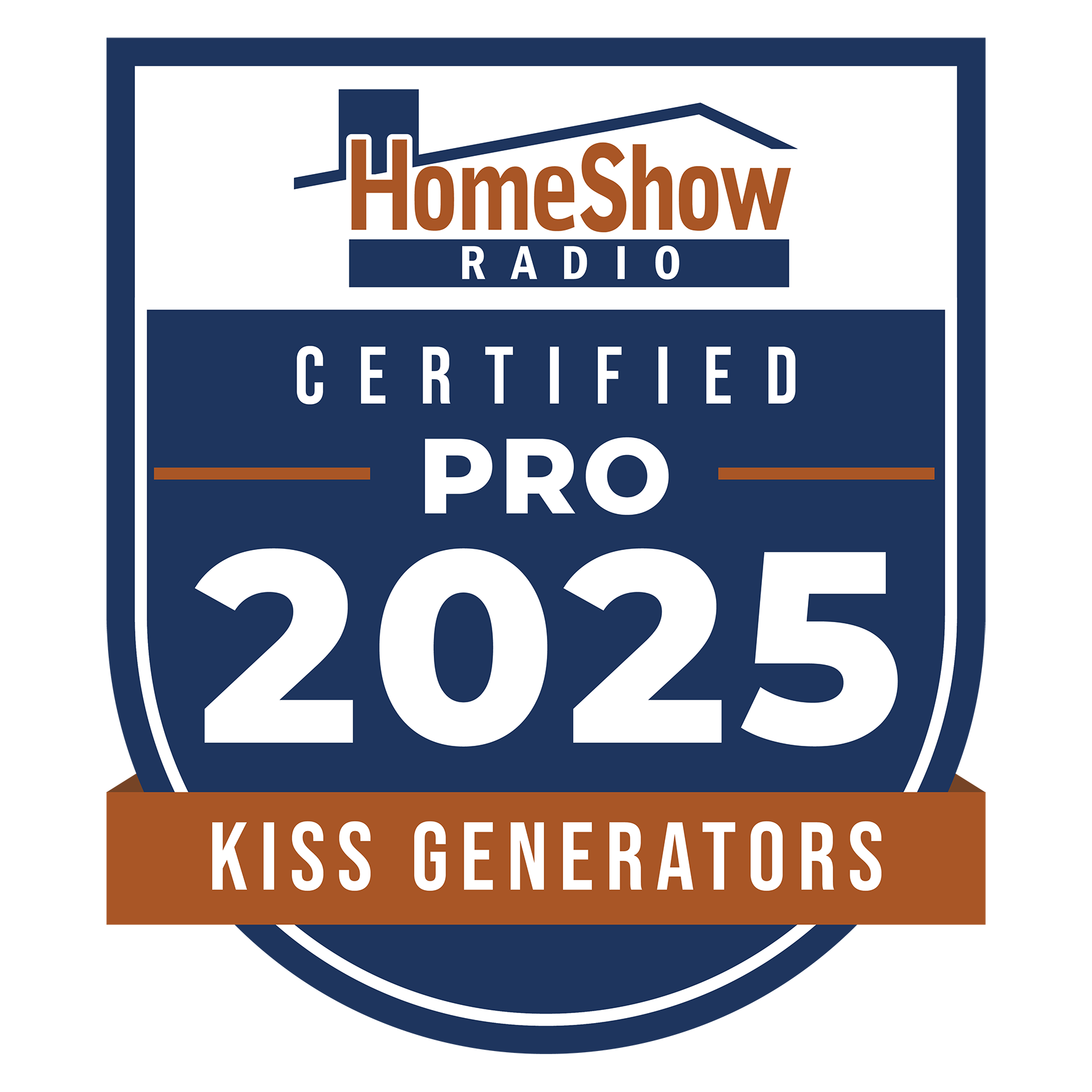 HomeShow Radio Certified Pro Badge 2025